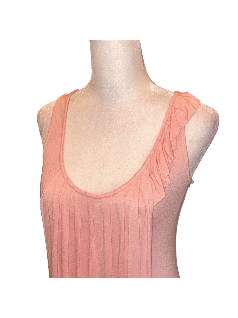 A/X ARMANI EXCHANGE Precious Peach Flowing Tank Top Size XS - Picture 4 of 10